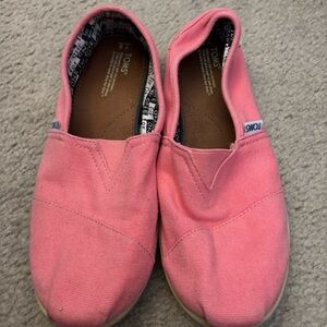 TOMS Pink Slip-On Shoes